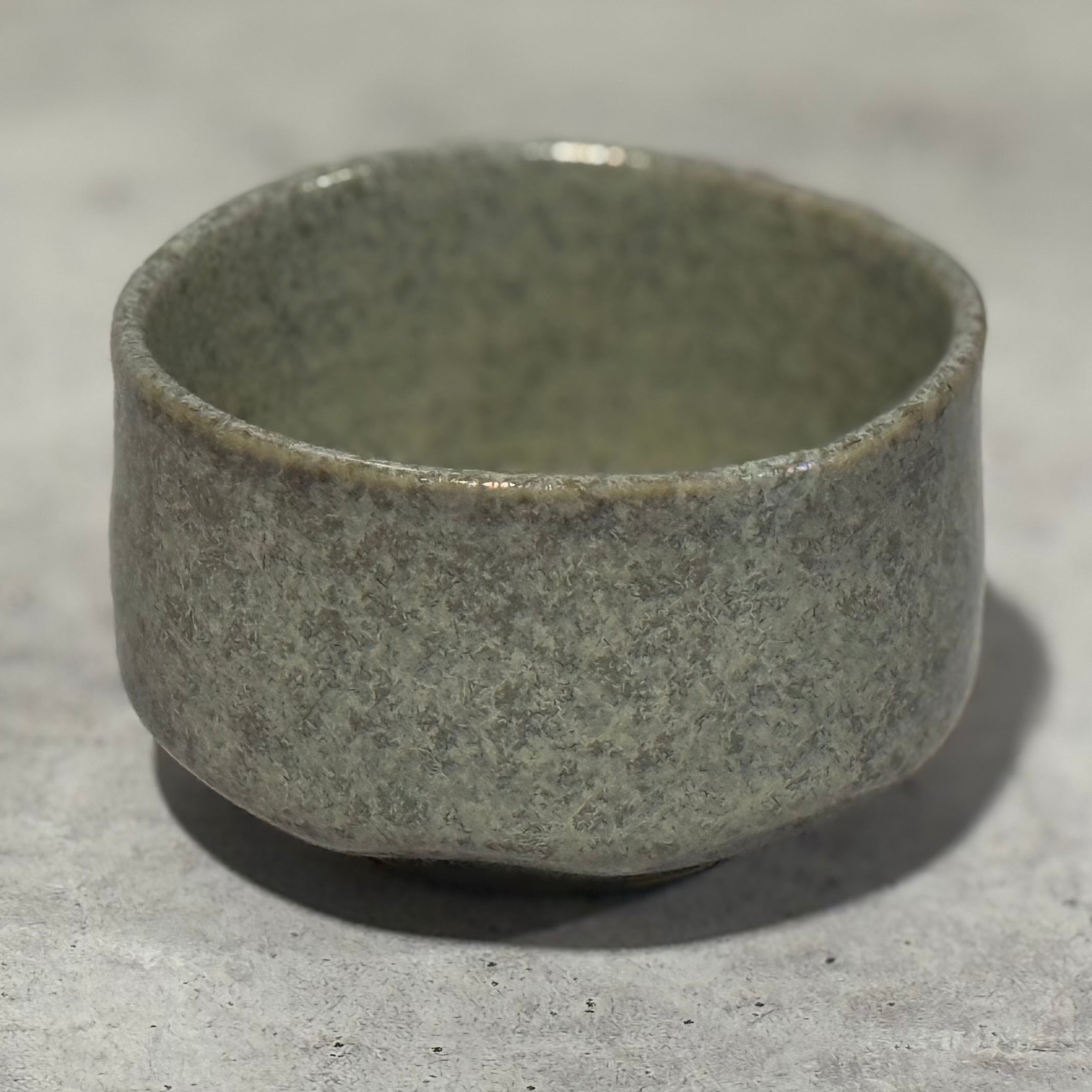 Inoue Tea Oboro Gray Mino-yaki Chawan - Thumbnail 5