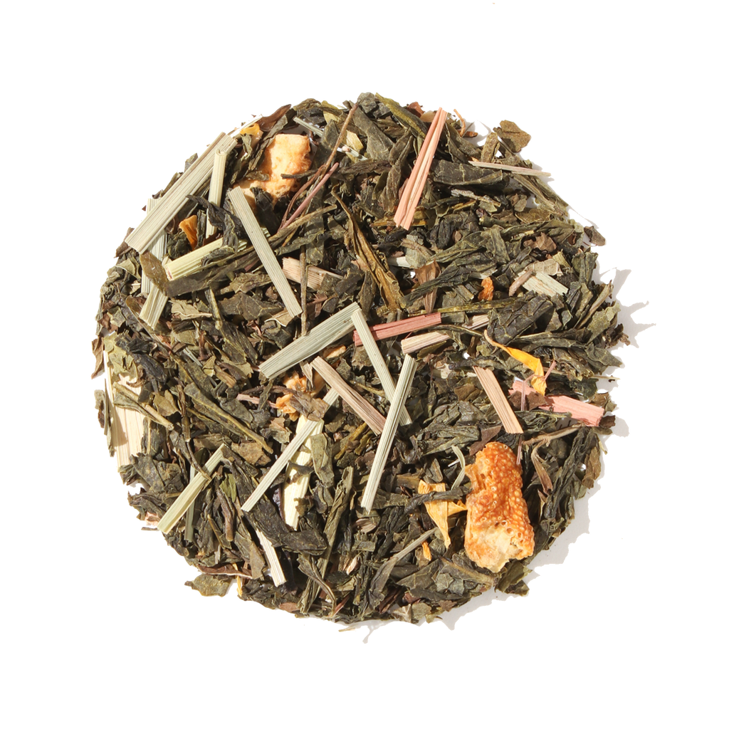 Plum Deluxe Citrus Mint Green Tea (Lemon - Orange - Lemongrass - Mint)