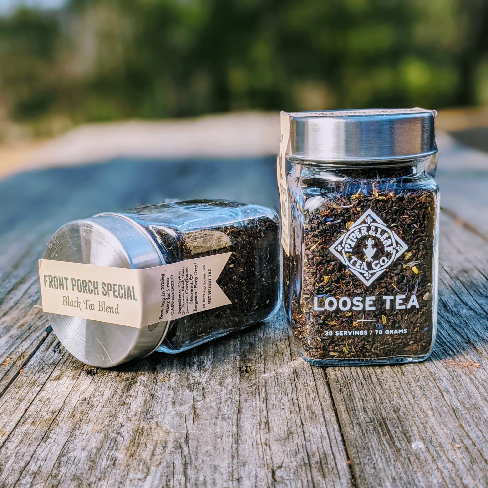 Piper and Leaf Front Porch Special Glass Jar of Loose Leaf Tea