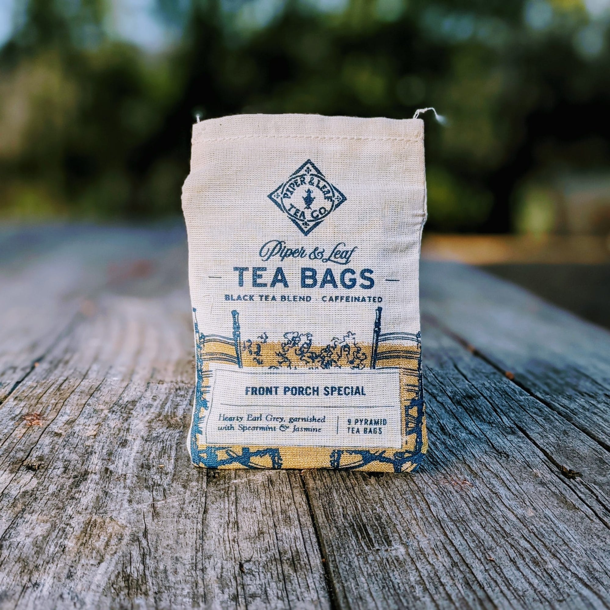 Piper and Leaf Front Porch Special 9ct Tea Bags in Muslin