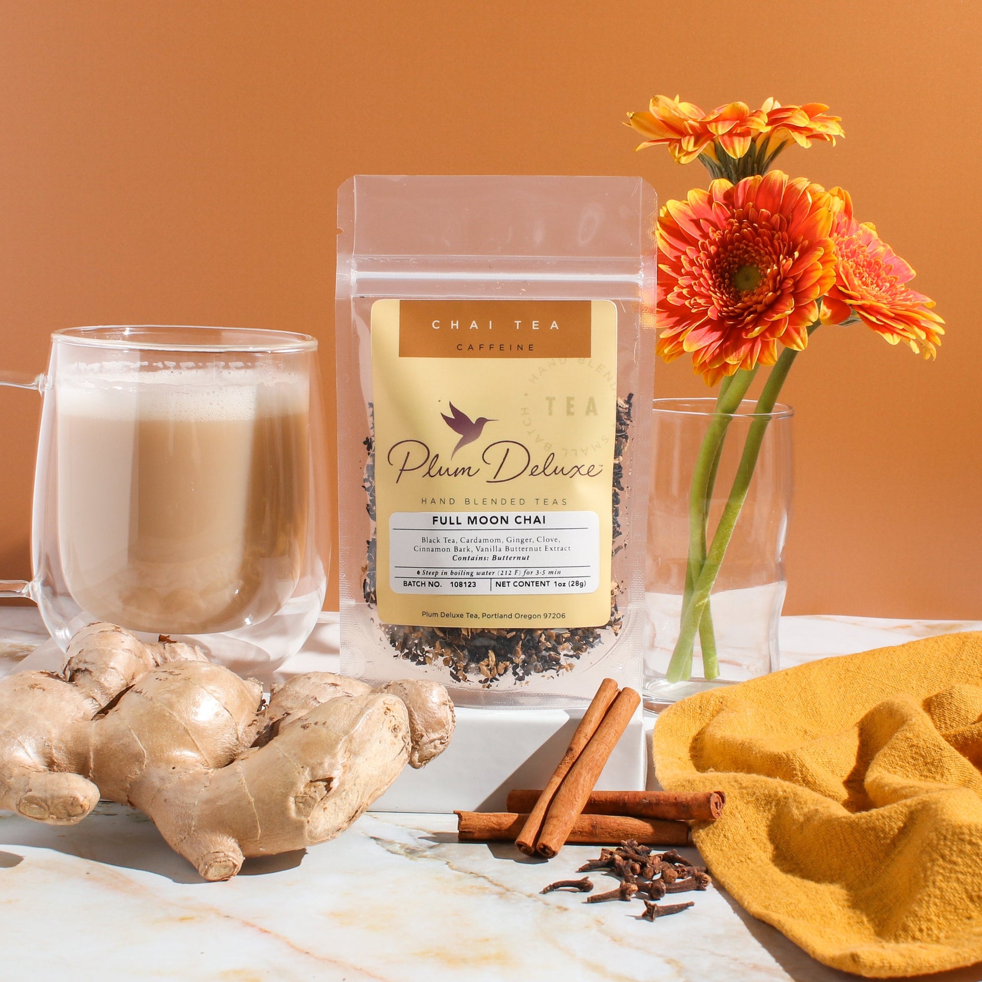 Plum Deluxe Full Moon Chai (Vanilla Butternut Masala Chai)
