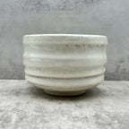 Inoue Tea Shirahagi White Mino-yaki Chawan - Japanese Matcha Bowl