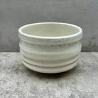Inoue Tea Shirahagi White Mino-yaki Chawan - Japanese Matcha Bowl