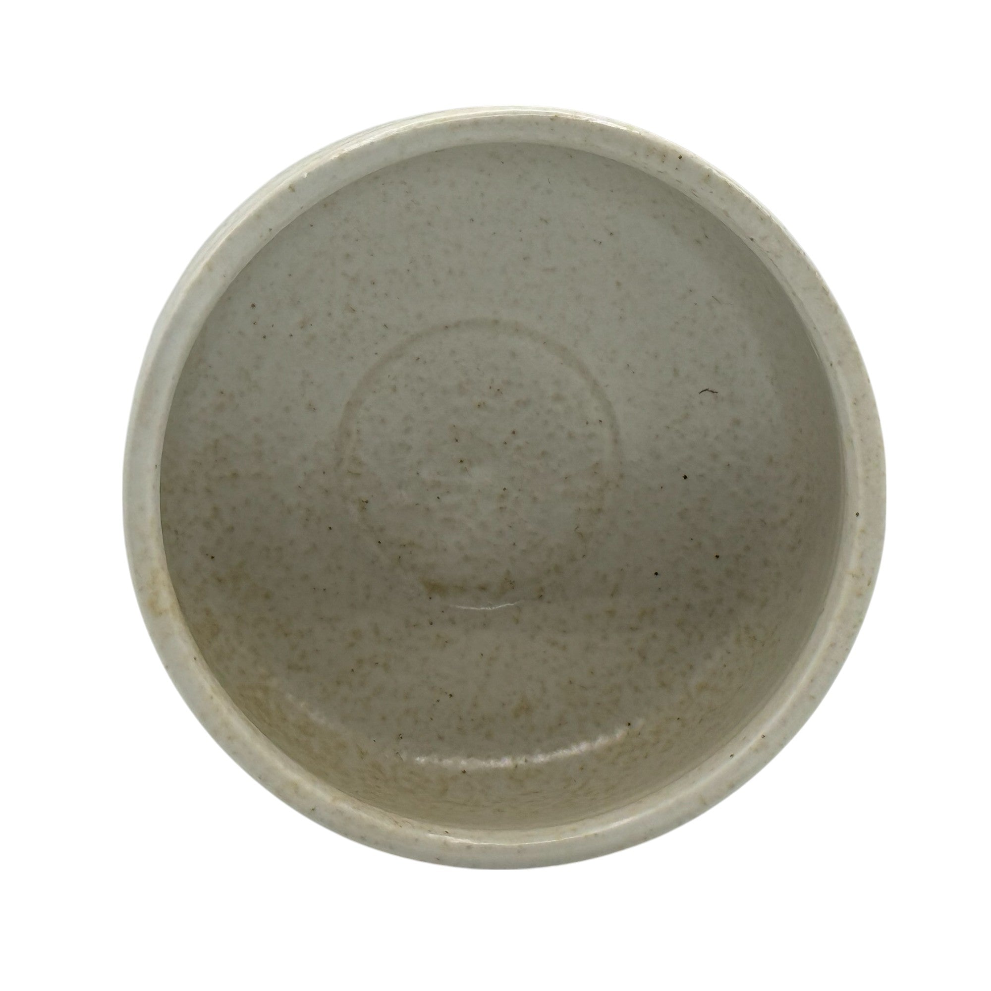 Inoue Tea Kohiki Shiro White Mino-yaki Chawan - Japanese Matcha Bowl