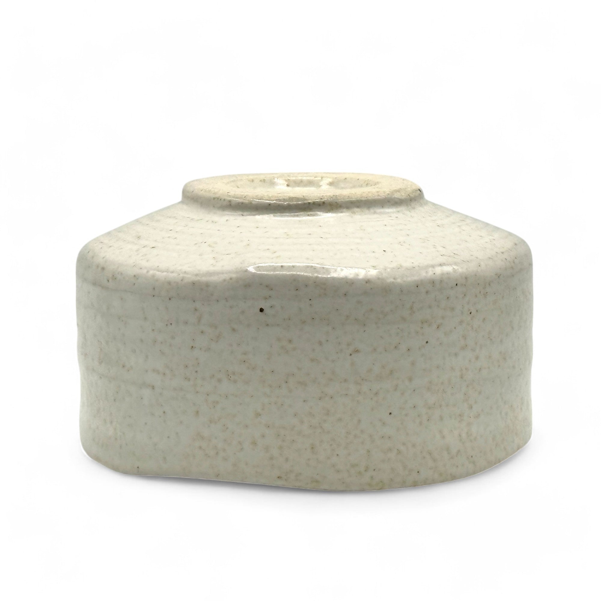 Inoue Tea Kohiki Shiro White Mino-yaki Chawan - Japanese Matcha Bowl