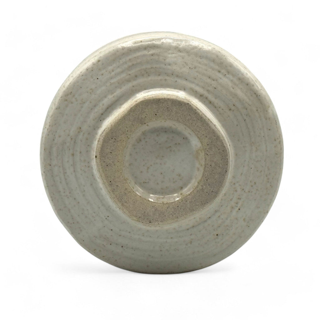 Inoue Tea Kohiki Shiro White Mino-yaki Chawan - Japanese Matcha Bowl