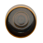 Inoue Tea Ame Kessho Brown Mino-yaki Chawan - Japanese Matcha Bowl