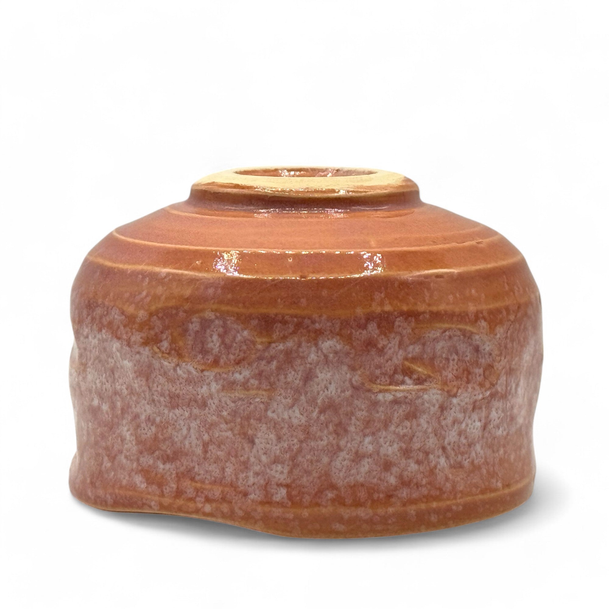 Inoue Pink Mino-yaki Chawan - Japanese Matcha Bowl - Thumbnail 5