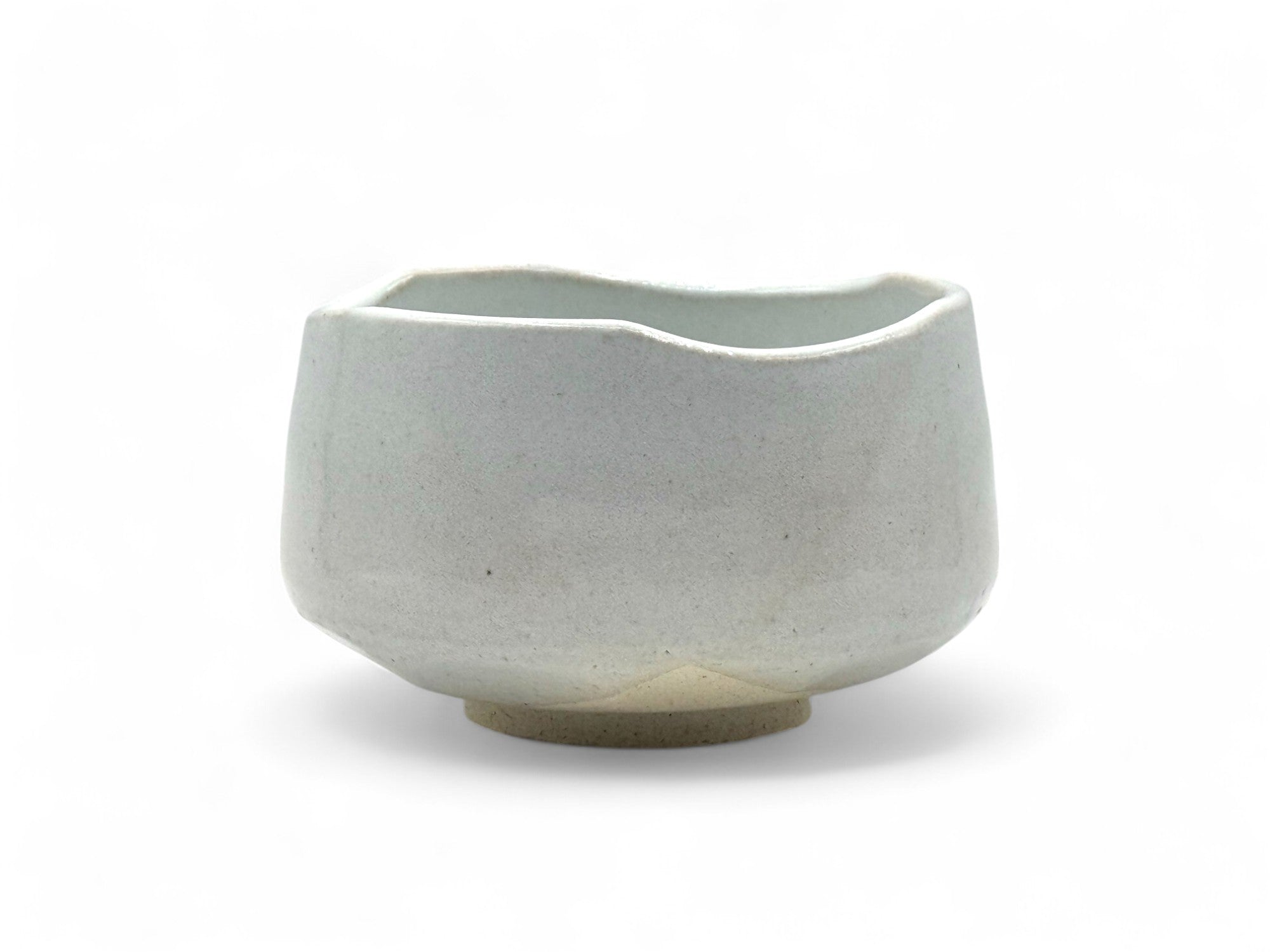 Inoue Tea Oshiroi Yuzu White Mino-yaki Chawan - Japanese Matcha Bowl - Thumbnail 4