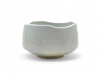 Inoue Tea Oshiroi Yuzu White Mino-yaki Chawan - Japanese Matcha Bowl