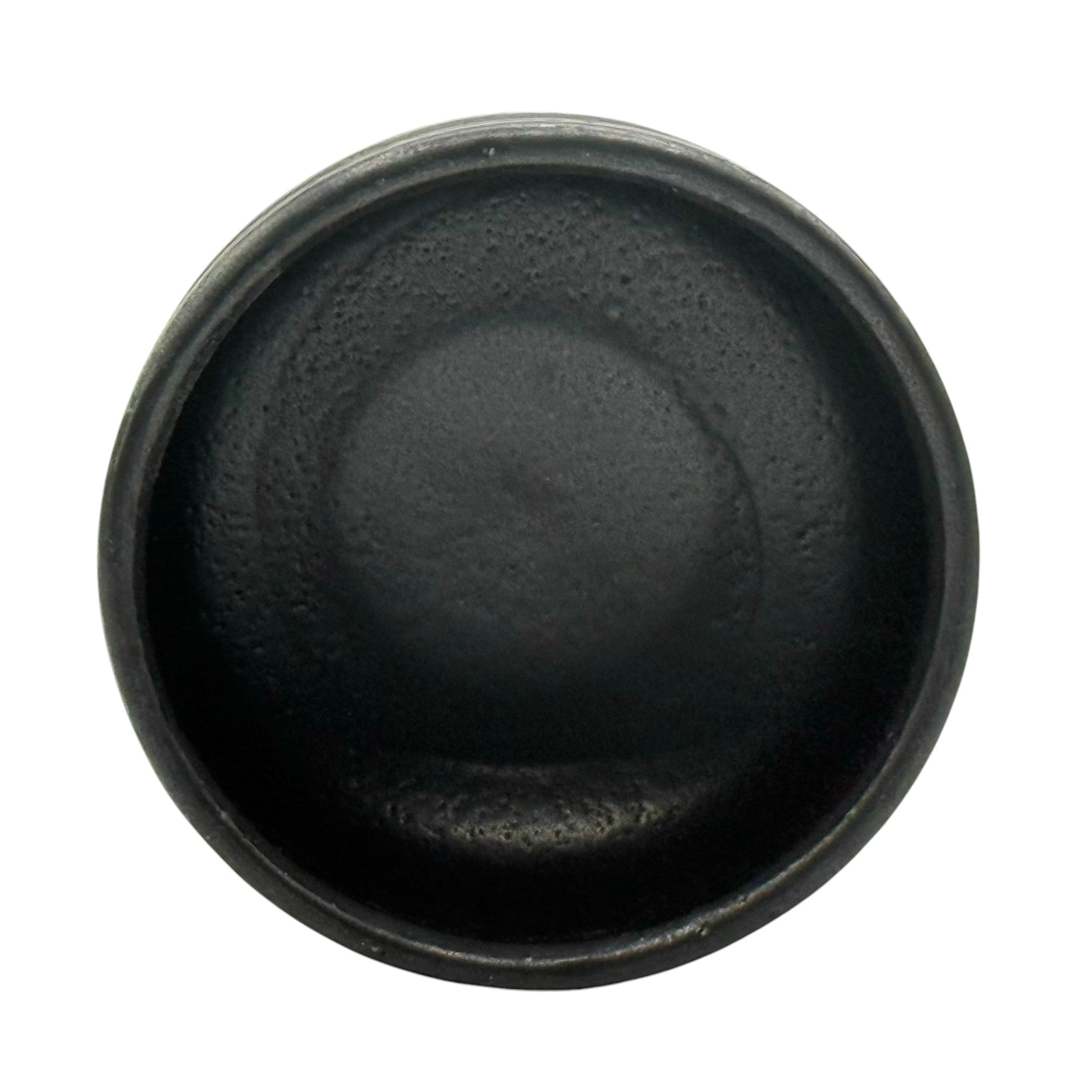 Inoue Tea Kuro Black Mino-yaki Chawan - Japanese Matcha Bowl