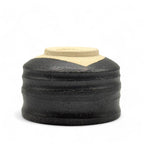Inoue Tea Kuro Black Mino-yaki Chawan - Japanese Matcha Bowl