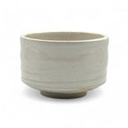Inoue Tea Shirahagi White Mino-yaki Chawan - Japanese Matcha Bowl
