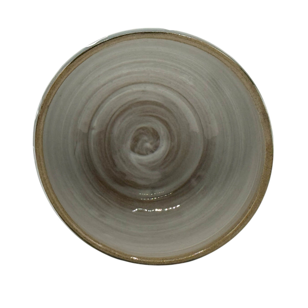 Inoue Tea Maizakura Kuro Black Mino-yaki Chawan - Japanese Matcha Bowl