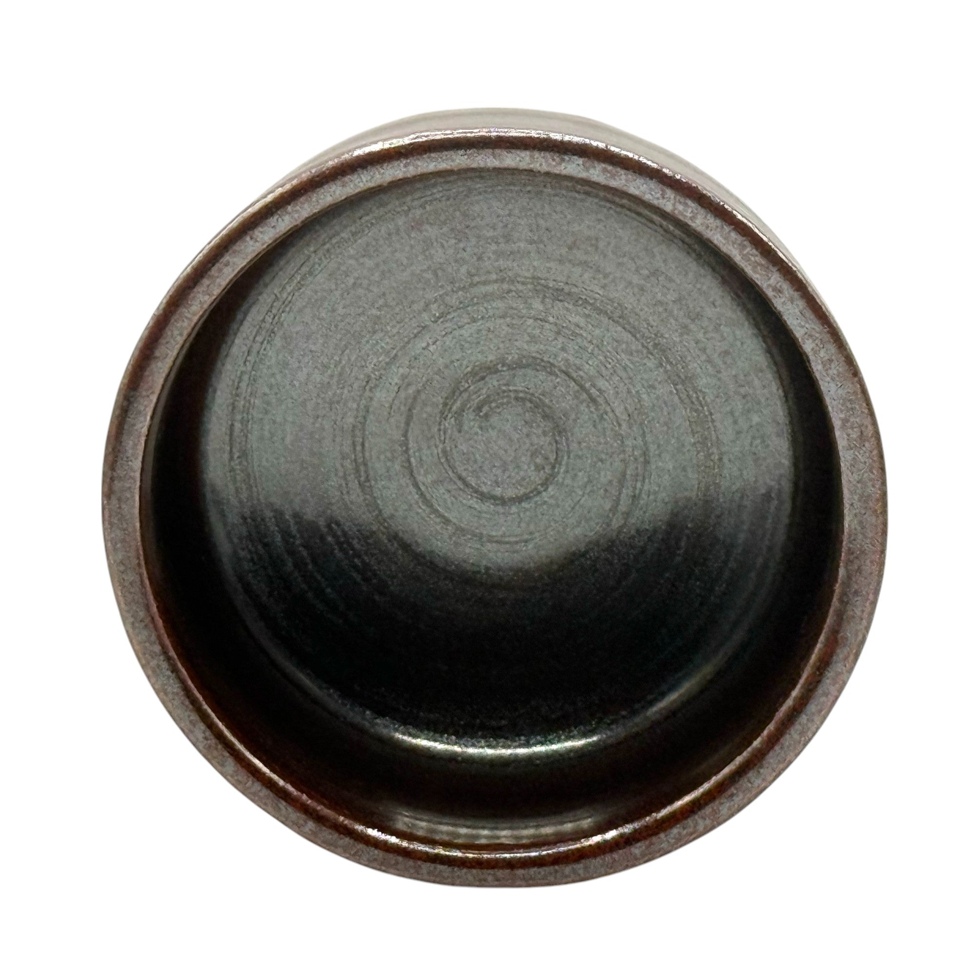 Buronzu Red Mino-yaki Chawan - Japanese Matcha Bowl - Thumbnail 5