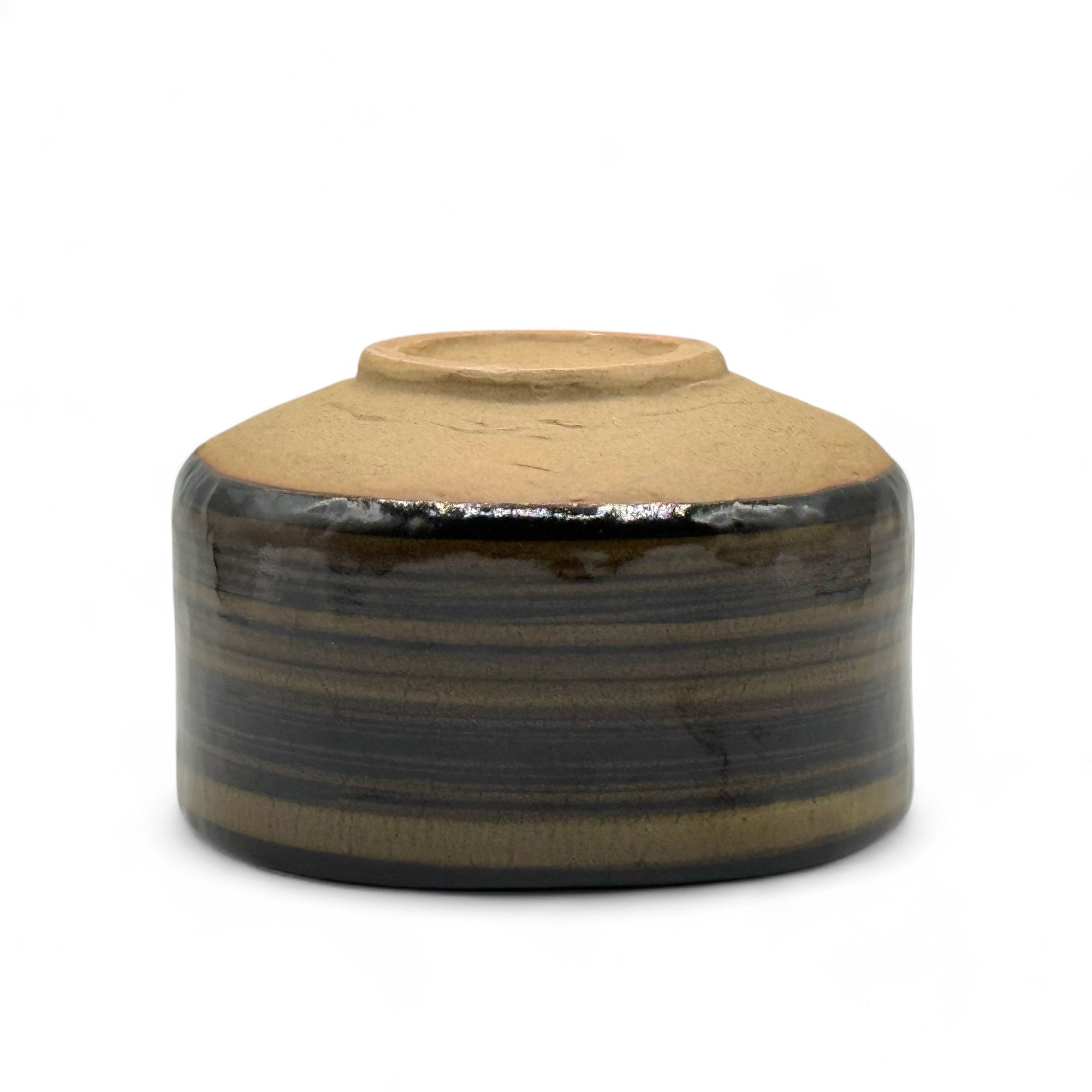 Kokuyu Glaze Brown Mino-yaki Chawan - Thumbnail 5