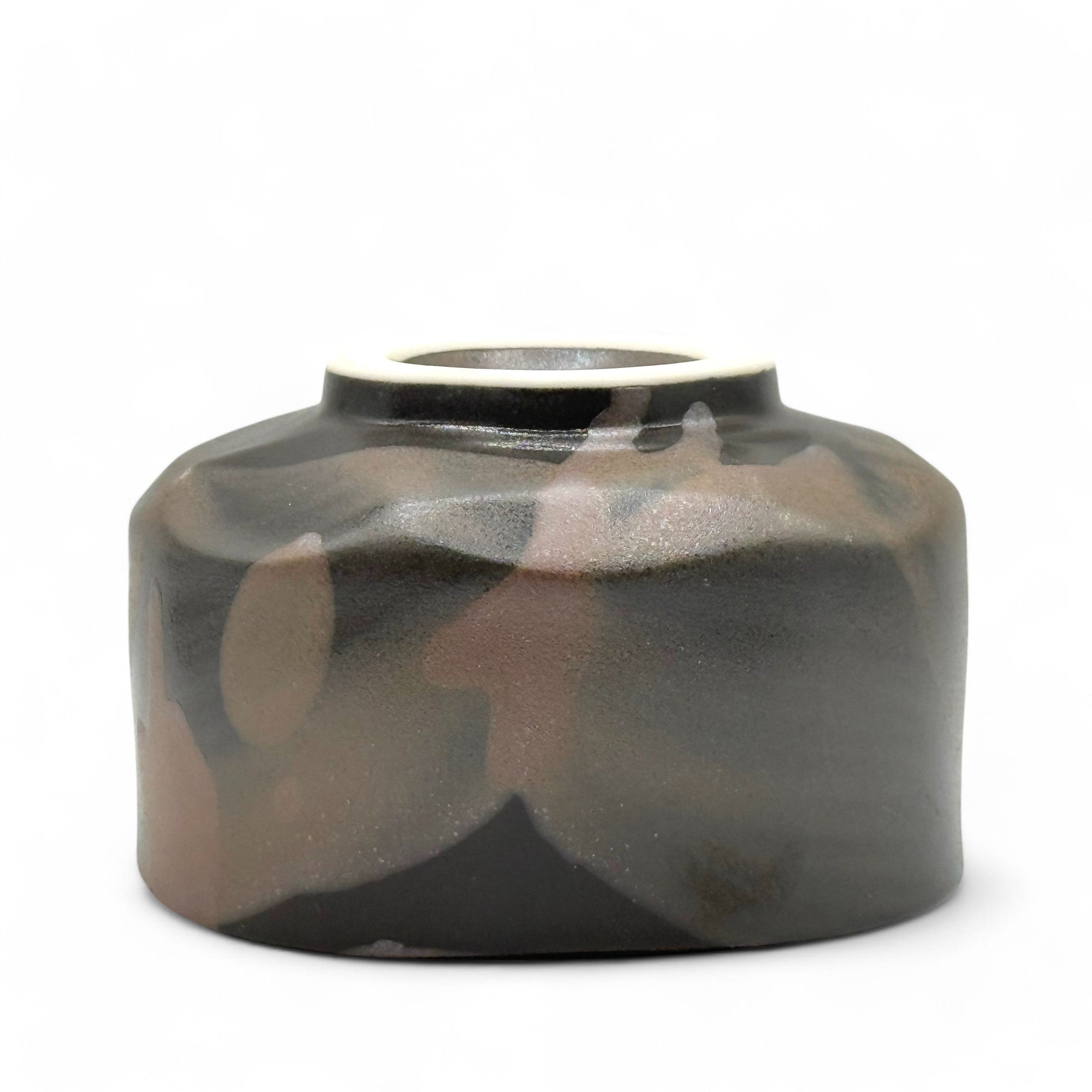 Tataki Brown Mino-yaki Chawan - Thumbnail 2