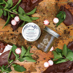 Piper and Leaf Minty Midnight Glass Jar of Loose Leaf - 30 Servings