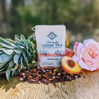 Piper and Leaf Orchard Peach Muslin Bag of Loose Leaf Tea - 15 Servings