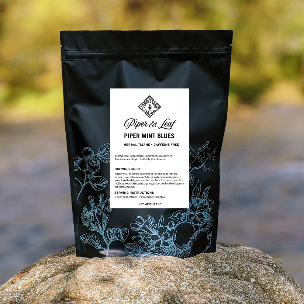 Piper and Leaf Piper Mint Blues Bulk Sachets - 70ct Tea Bags
