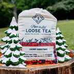 Piper and Leaf Cherry Christmas Muslin Bag of Loose Leaf Tea - 15 Servings