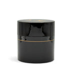 Inoue Tea Tame Golden Leaf Brown Resin Lacquered Tea Canister - Japanese Chazutsu