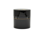 Inoue Tea Tame Golden Leaf Brown Resin Lacquered Tea Canister - Japanese Chazutsu