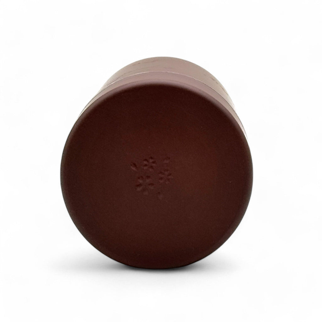 Inoue Tea Usagi Rabbit Brown Polished Grain Resin Tea Canister by Miyamoto Sangyo - Japanese Chazutsu