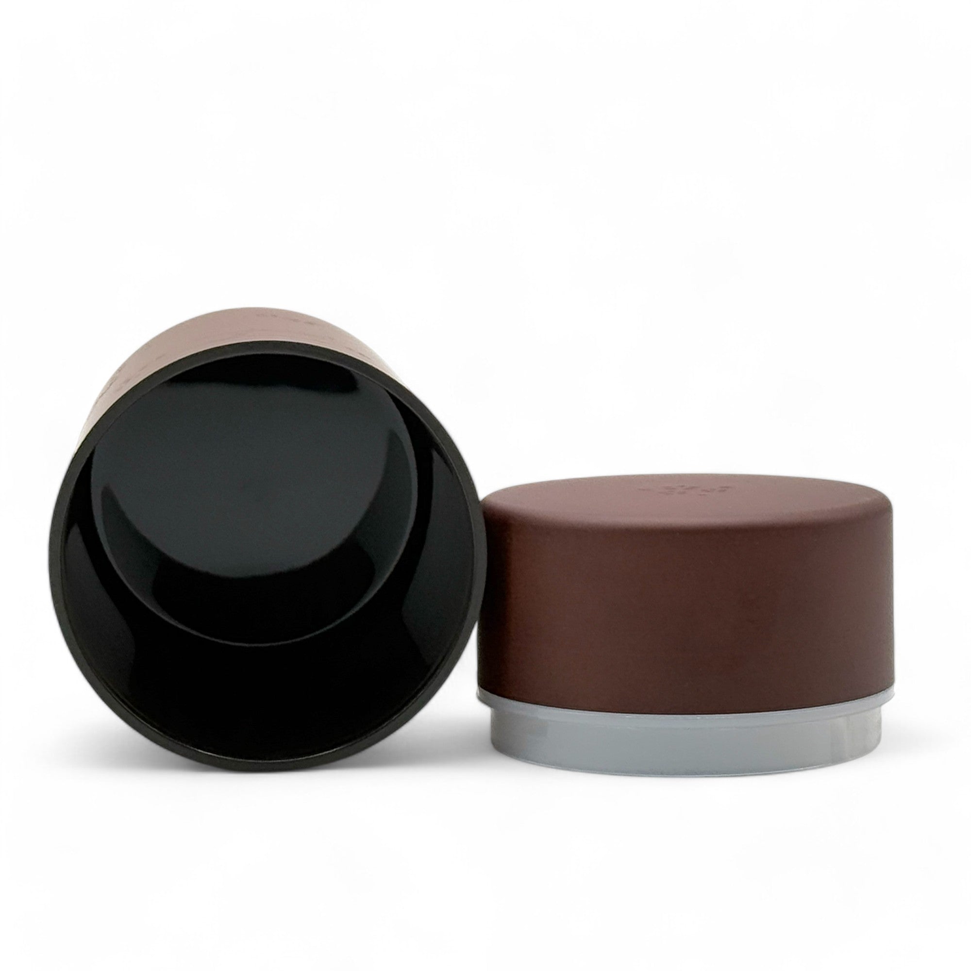 Inoue Tea Usagi Rabbit Brown Polished Grain Resin Tea Canister by Miyamoto Sangyo - Japanese Chazutsu