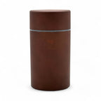 Inoue Tea Usagi Rabbit Brown Polished Grain Resin Tea Canister by Miyamoto Sangyo - Japanese Chazutsu