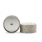 Inoue Tea Kenran Hana White Washi Paper Wrapped Tea Canister (L) - Japanese Chazutsu