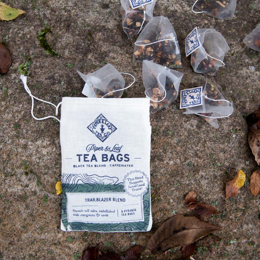 Piper and Leaf Trailblazer Blend 9ct Tea Bags in Muslin
