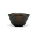 Inoue Tea Rokubei Black Bizen-yaki Yunomi - Japanese Sencha Teacup