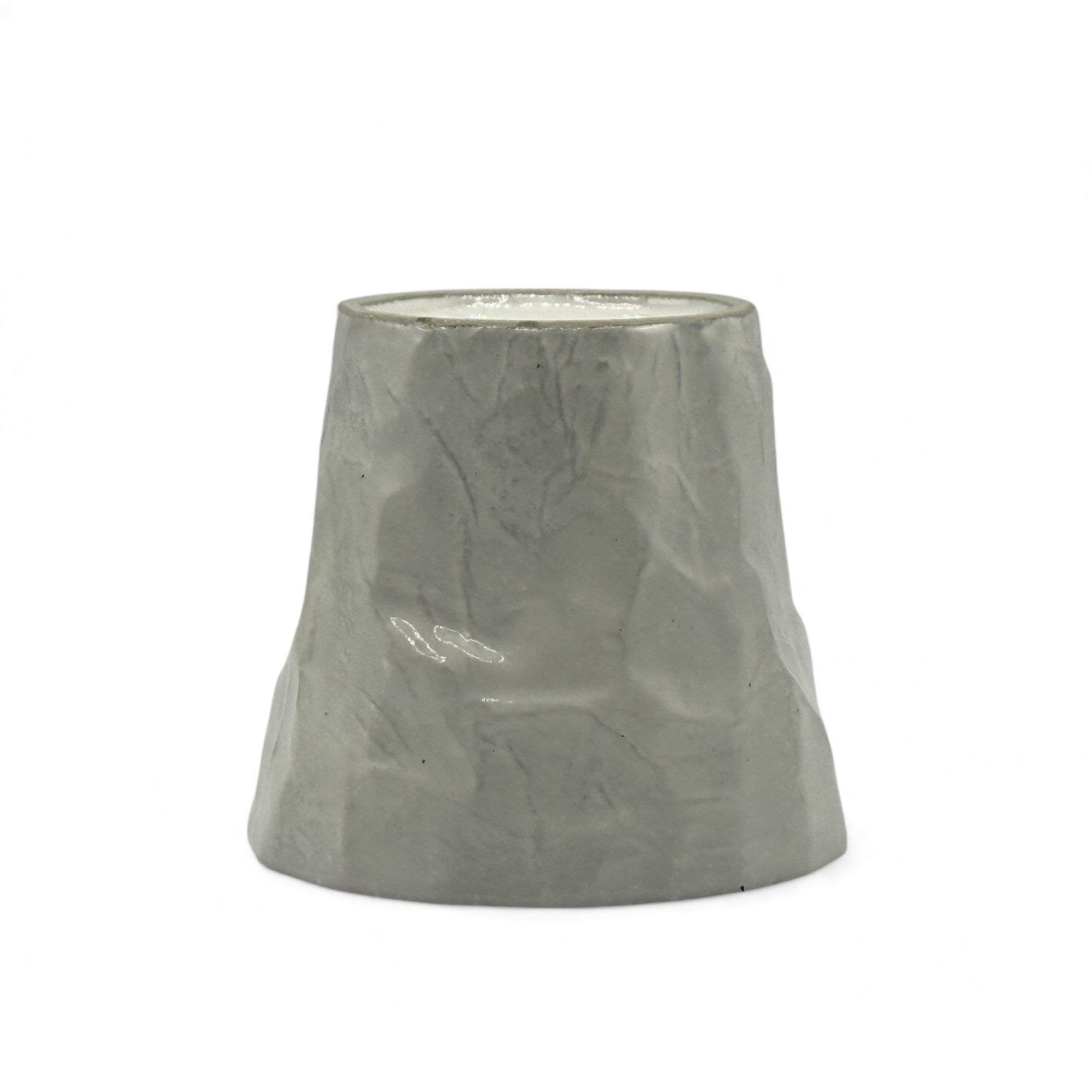 Kohiki Rock White Mino-yaki Yunomi - Thumbnail 4