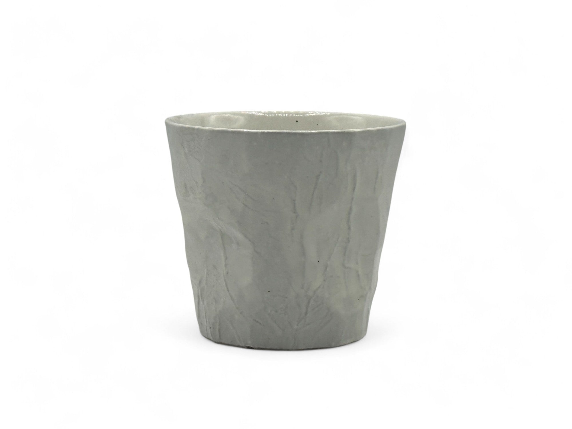 Kohiki Rock White Mino-yaki Yunomi - Thumbnail 3