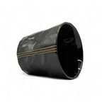 Inoue Tea Kuro Rock Black Mino-yaki Yunomi - Japanese Teacup