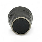Inoue Tea Kuro Rock Black Mino-yaki Yunomi - Japanese Teacup