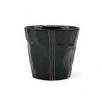 Inoue Tea Kuro Rock Black Mino-yaki Yunomi - Japanese Teacup