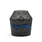 Inoue Tea Kurobuki Ryusui Gray Blue Mino-yaki Yunomi - Japanese Teacup