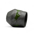 Inoue Tea Kurobuki Ryusui Grey Green Mino-yaki Yunomi - Japanese Teacup