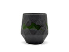 Inoue Tea Kurobuki Ryusui Grey Green Mino-yaki Yunomi - Japanese Teacup