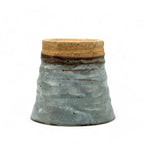 Inoue Tea Kohiki Shiro Gray Mino-yaki Yunomi - Japanese Teacup