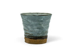 Inoue Tea Kohiki Shiro Gray Mino-yaki Yunomi - Japanese Teacup