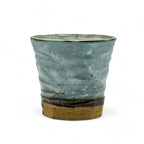Inoue Tea Kohiki Shiro Gray Mino-yaki Yunomi - Japanese Teacup