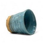 Inoue Tea Kohiki Aoko Blue Mino-yaki Yunomi - Japanese Teacup