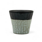 Inoue Tea Nuriwake Gray Mino-yaki Yunomi - Japanese Teacup