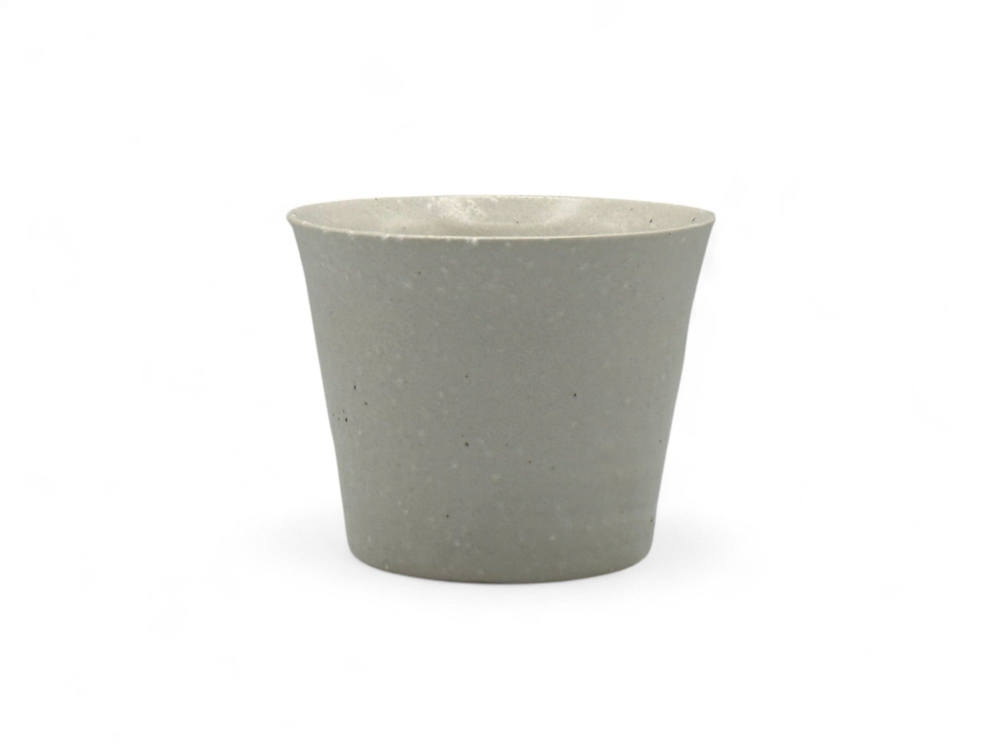 Inoue Tea Shiro White Tesshin Mino-yaki Yunomi - Japanese Teacup