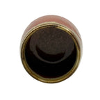 Inoue Tea Shun Nagashi Red Mino-yaki Yunomi - Japanese Teacup