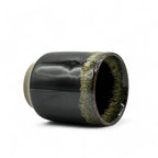 Inoue Tea Tetsu Black Mino-yaki Yunomi - Japanese Teacup