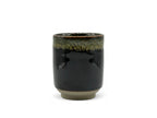 Inoue Tea Tetsu Black Mino-yaki Yunomi - Japanese Teacup